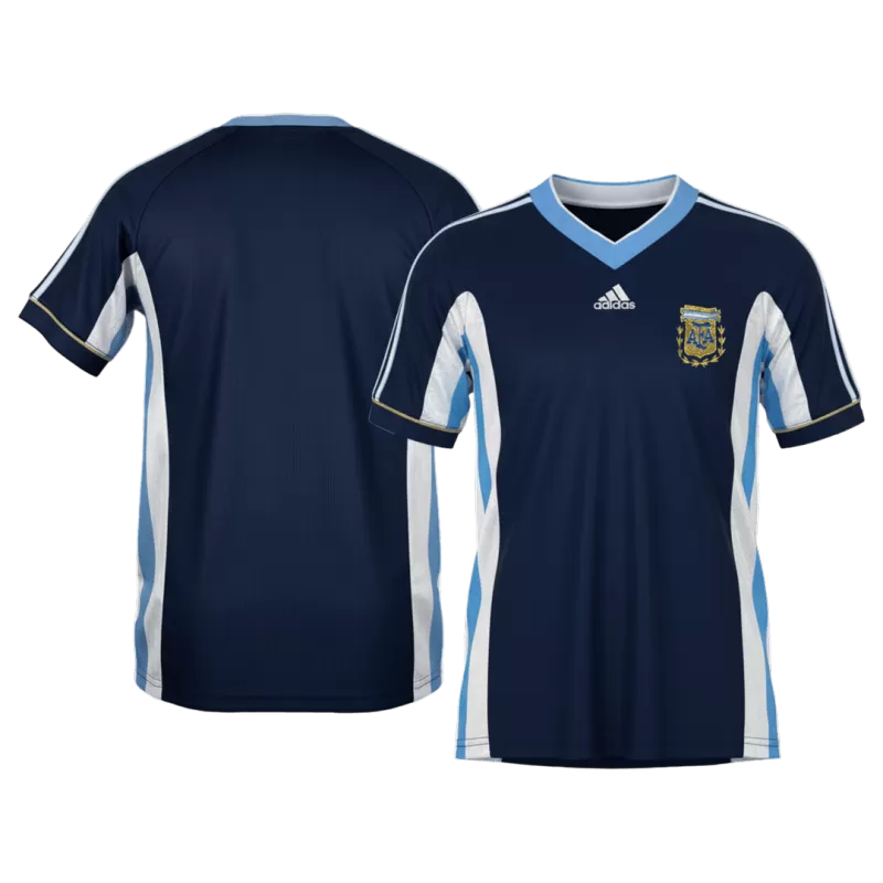 Retro Argentina Away Soccer Jersey 1998