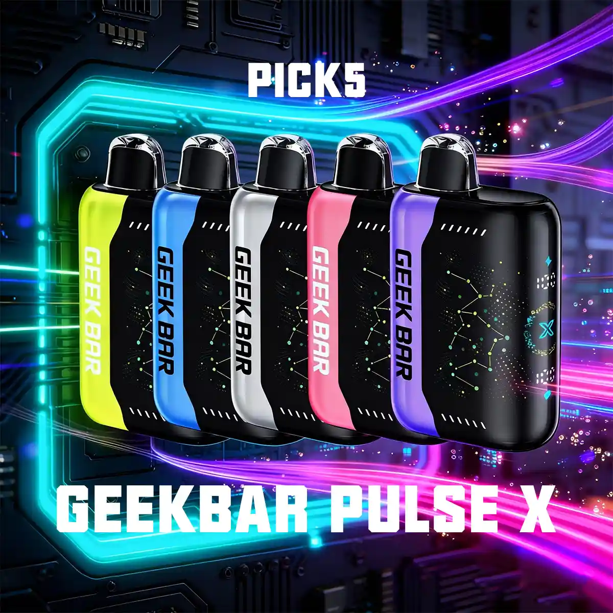 GEEK BAR PULSE X 25000 PUFFS x5