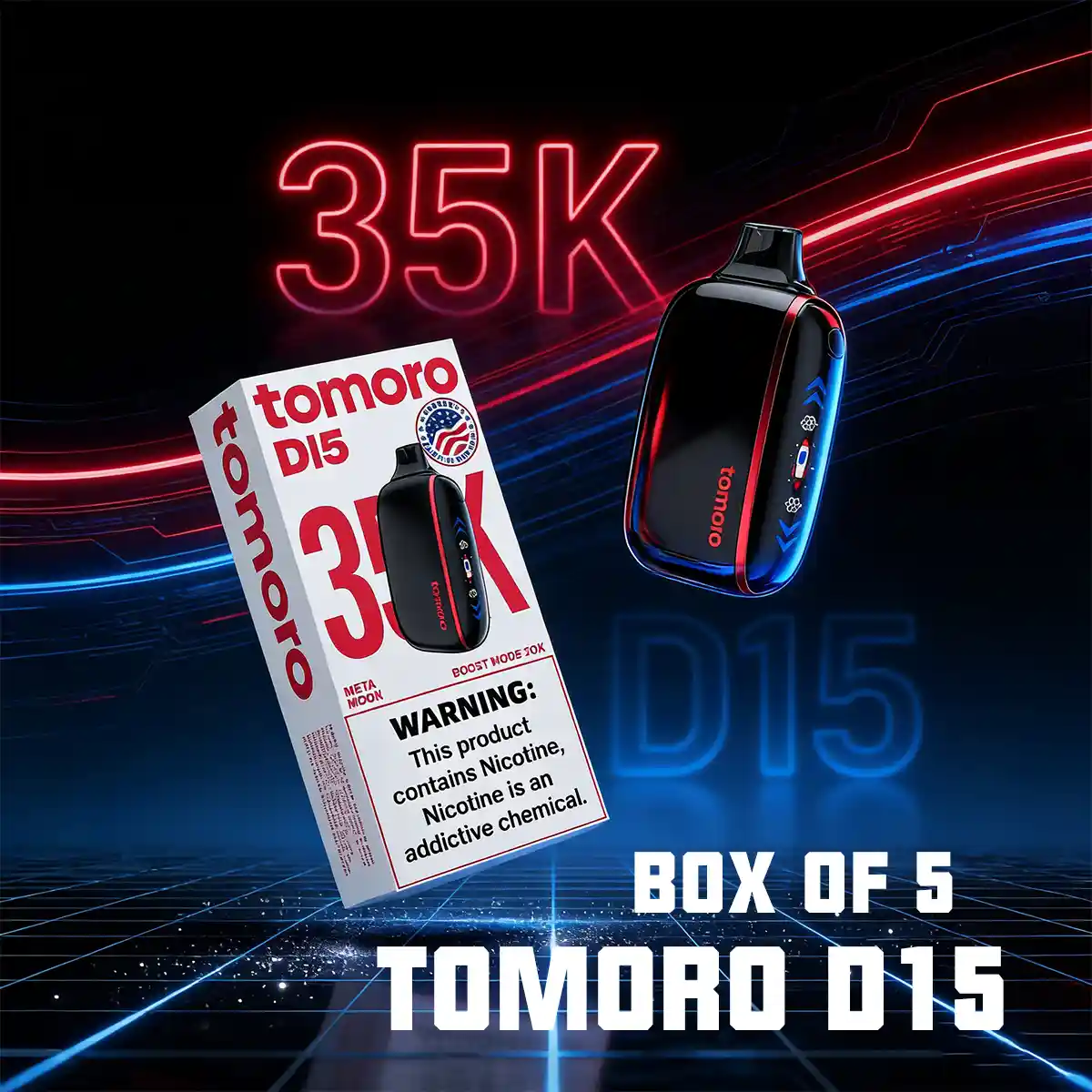 TOMORO D15 35000 PUFFS x5