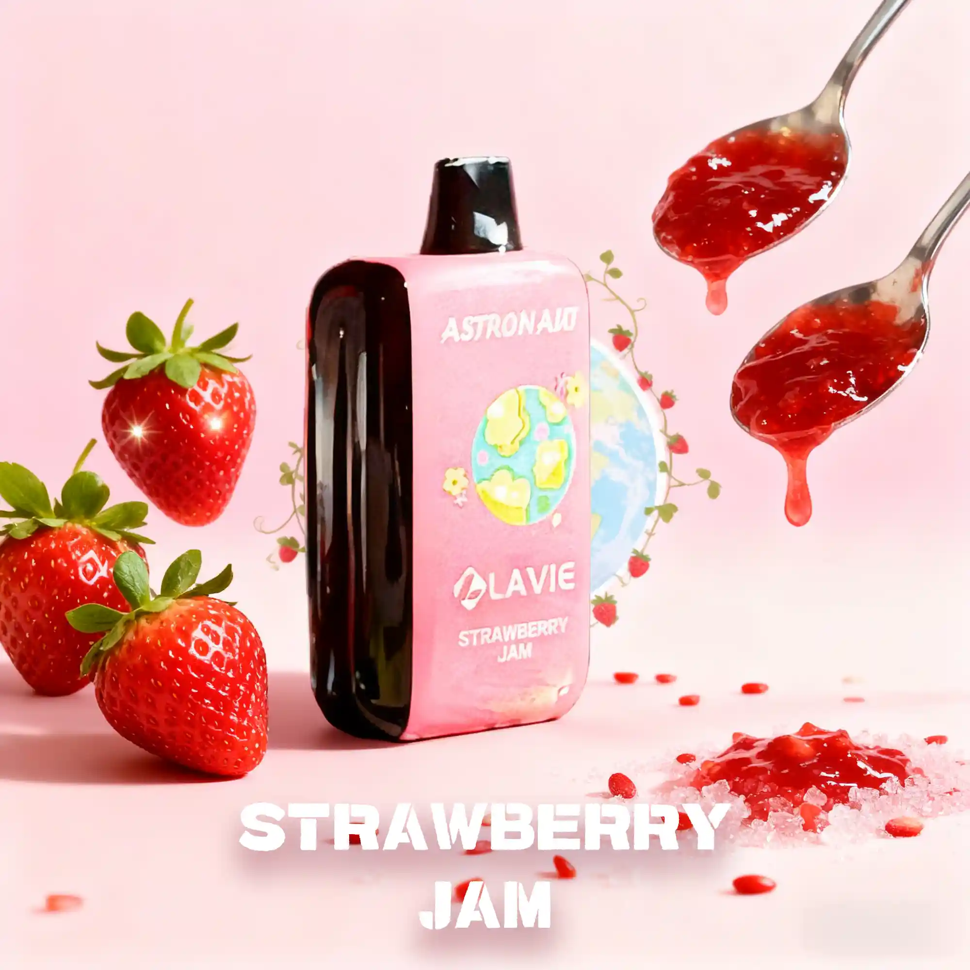 LAVIE 3D FULL SCREEN 45000 PUFFS Strawberry Jam