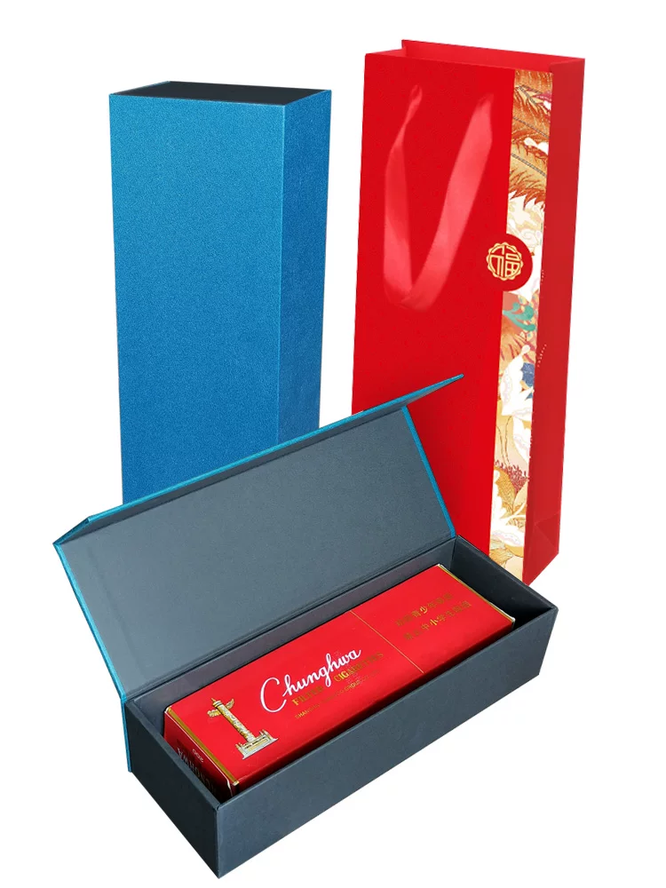 Customizable Spring Festival Cigarette Gift Boxes - Any Size, Quantity & Box Style Available, Empty Gift Boxes for Gifting