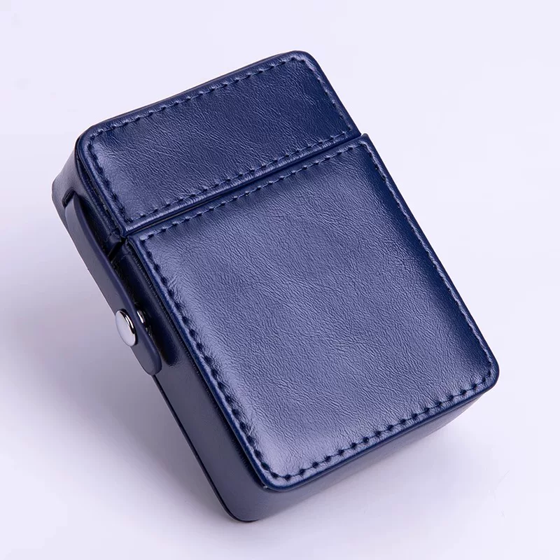 Lighter-Holding Cigarette Case for Men, Portable Mini Cigarette Pouch, Creative & Stylish Leather Cigarette Holder, DIY Gift