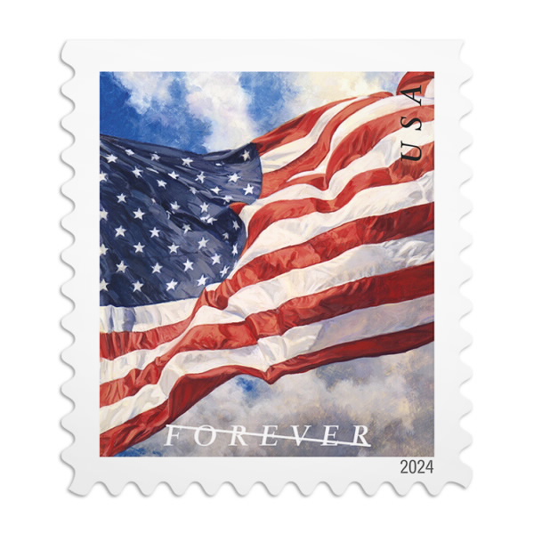 2024 US Flag sheets Forever Stamps Booklet of 20