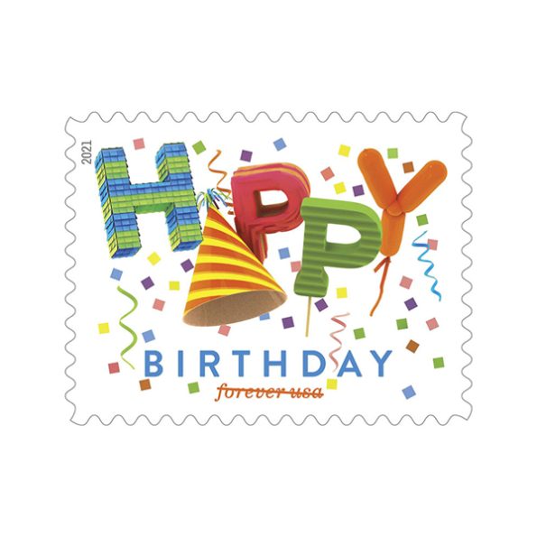 Happy Birthday Forever Stamps
