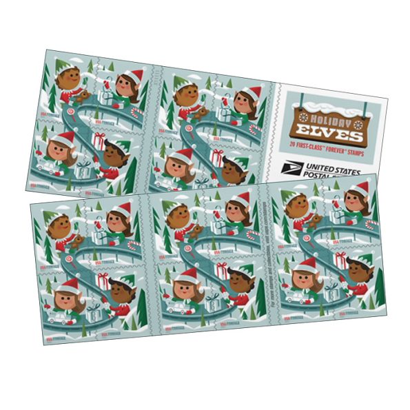 Holiday Elves Stamps 2022