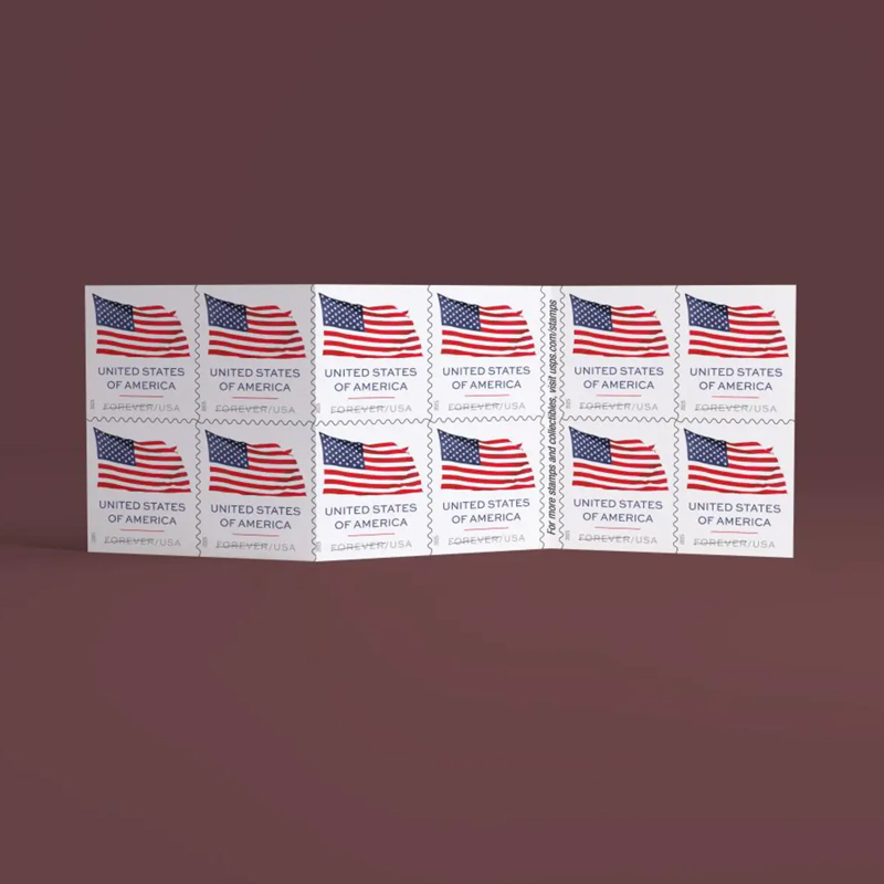 2025 US Flag sheets Forever Stamps Booklet of 20
