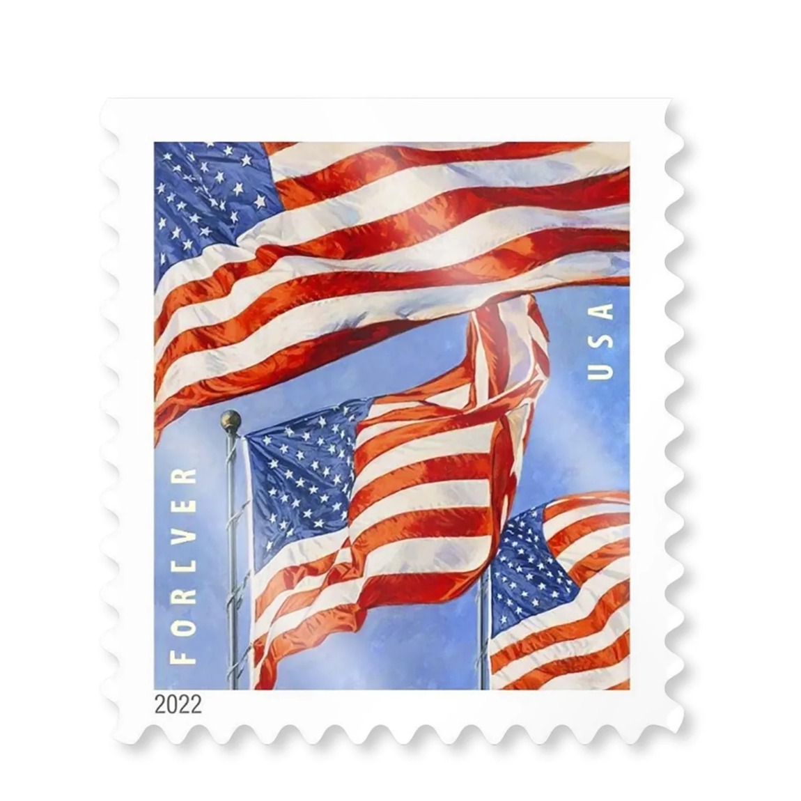 2022 US Flag sheets Forever Stamps Booklet of 20