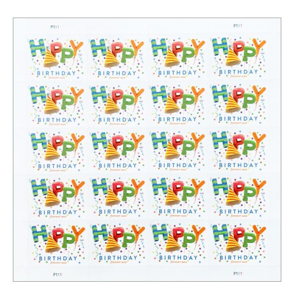 Happy Birthday Forever Stamps