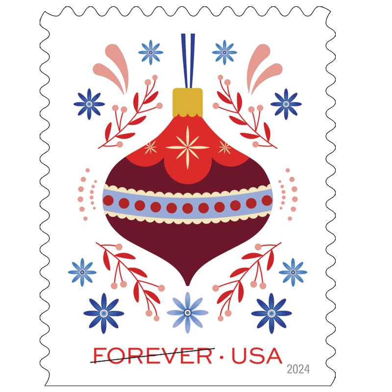 2024 Holiday Joy Forever Stamps, Book of 20Multiple Stamp Designs
