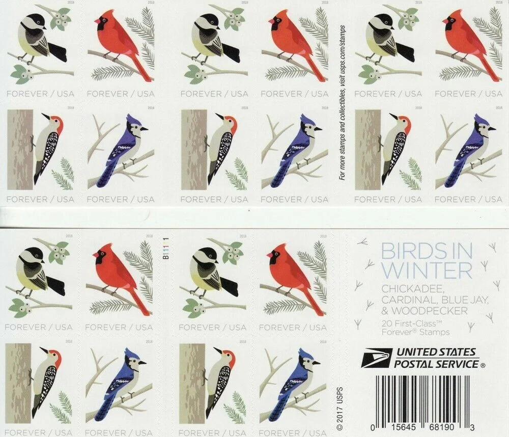 Featuring Birds ( Birds in Winter) - PostMarks