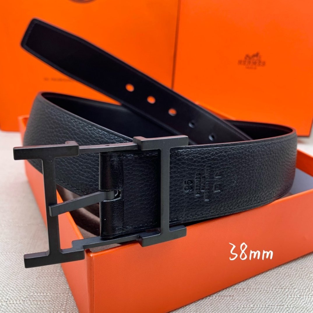Hermès 38mm Reversible H Belt - KAIROO