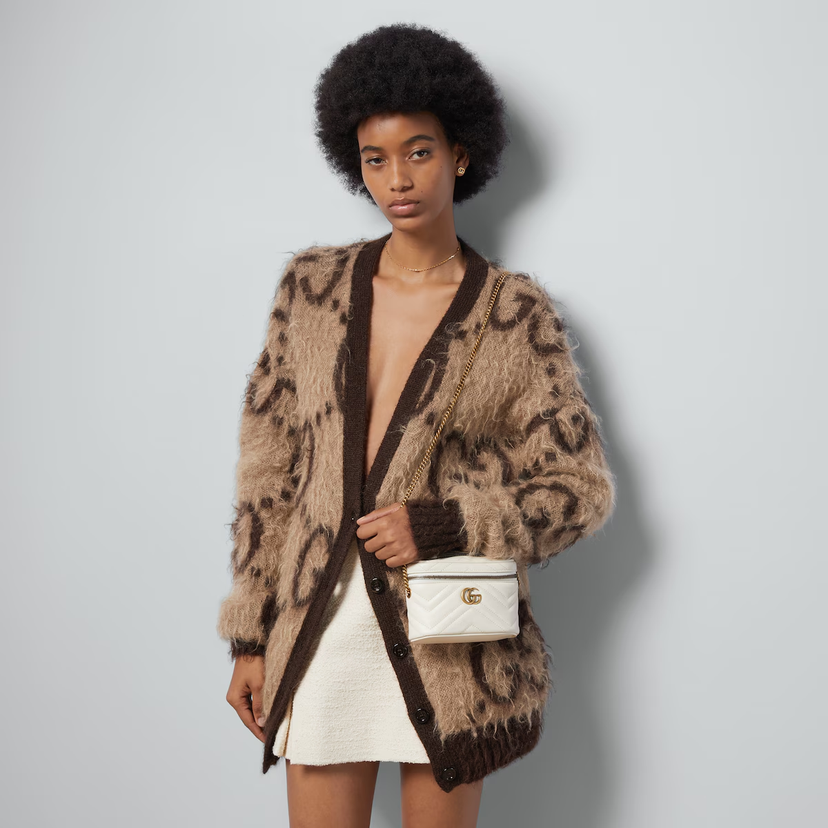 GUCCI GG Marmont Matelassé Leather Mini Vanity Bag - KAIROO