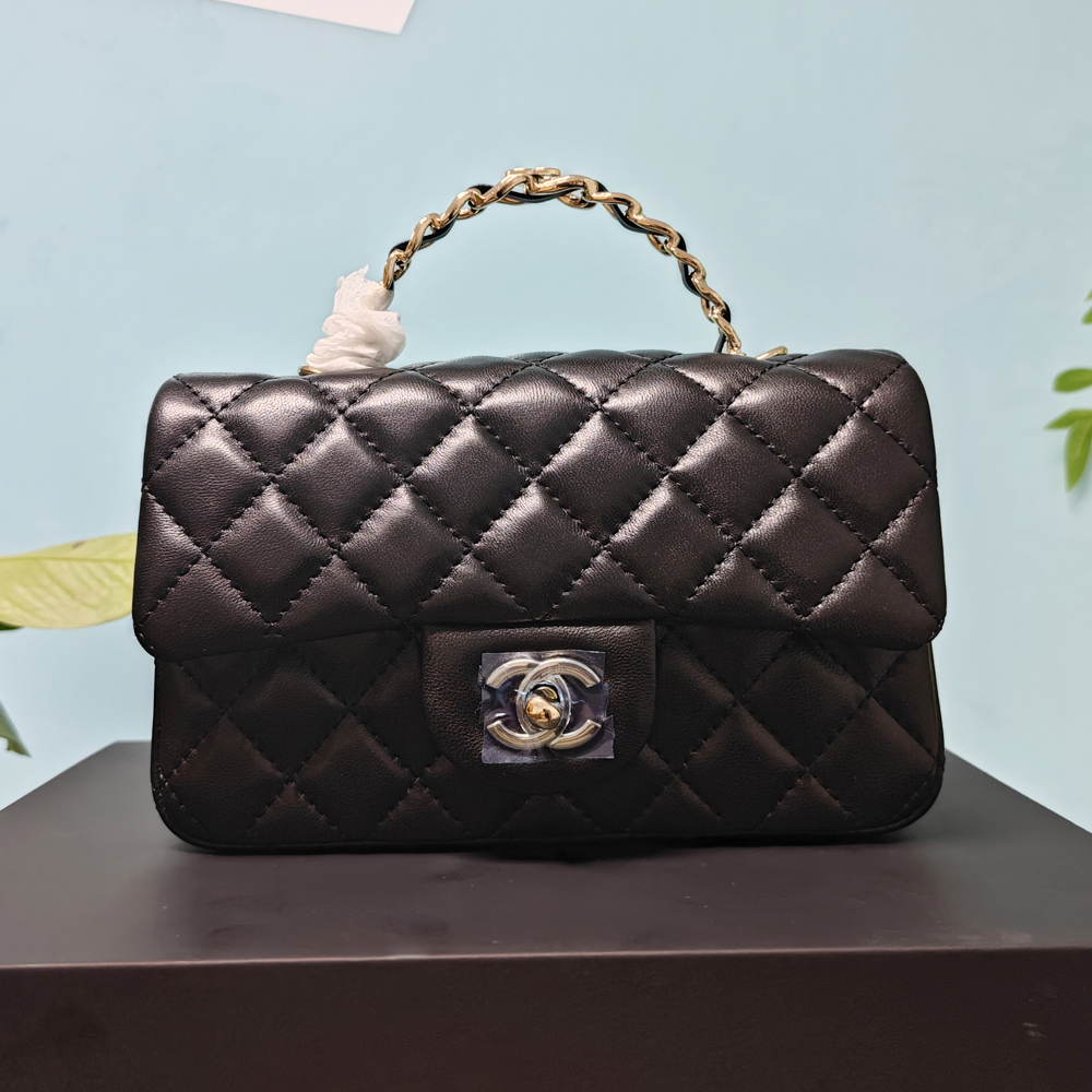 Chanel Mini Top Handle Flap Bag - KAIROO