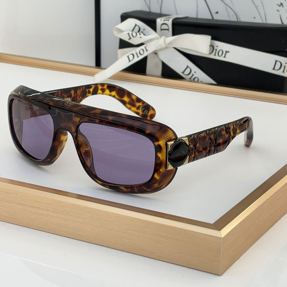 Dior CDior S1U Embossed Logo Thick Frame Acetate Shades Top quality - KAIROO