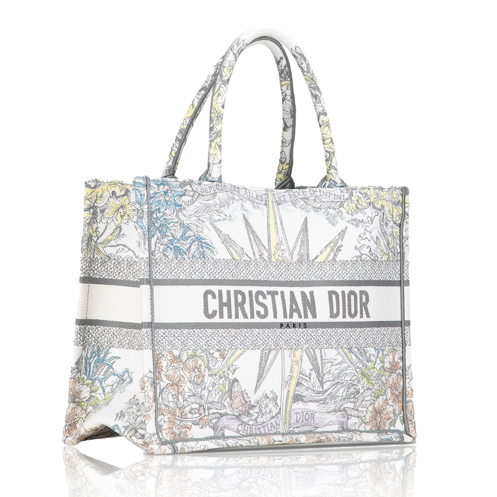 Dior Book Tote Compass Floral Bird Embroidery Tote Bag /10A - KAIROO