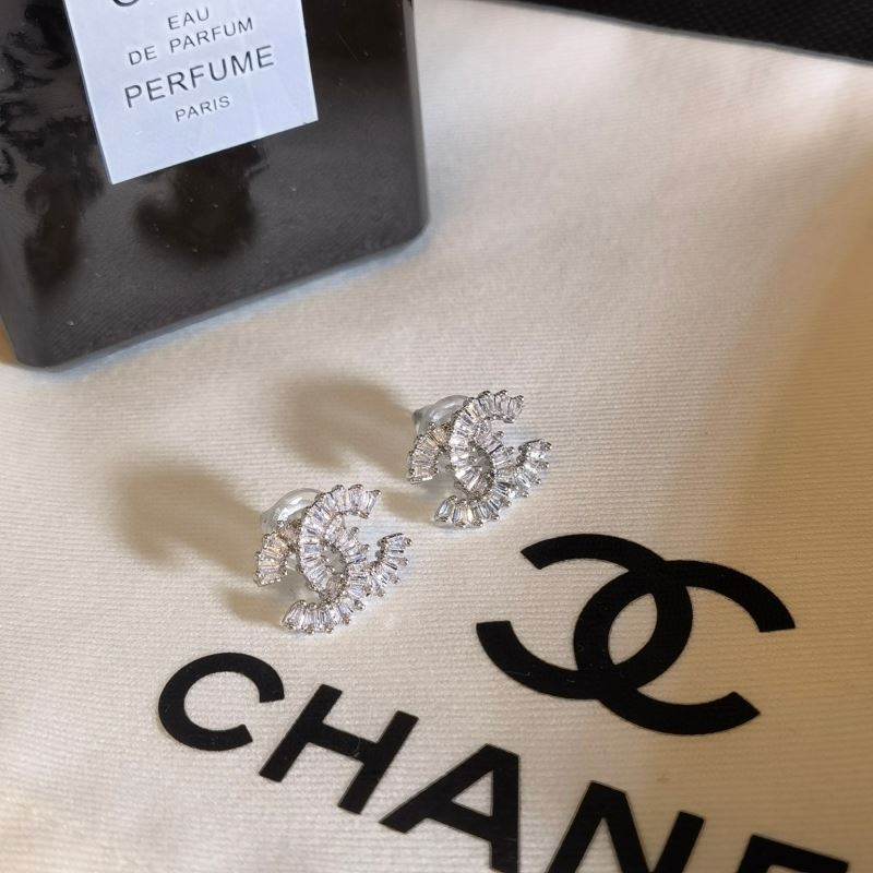 Chanel Classic CC Crystal Earrings - KAIROO