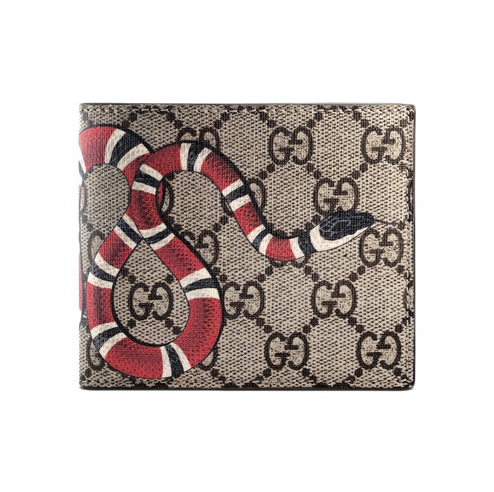 GUCCI GG Animal Print Collection Bifold Short Wallet - KAIROO