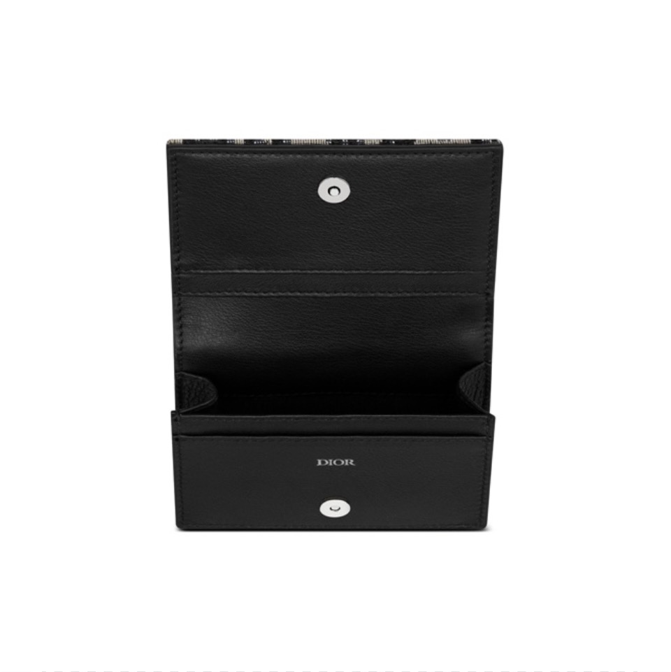 Dior Oblique Bifold Short Coin Card Holder Wallet - KAIROO