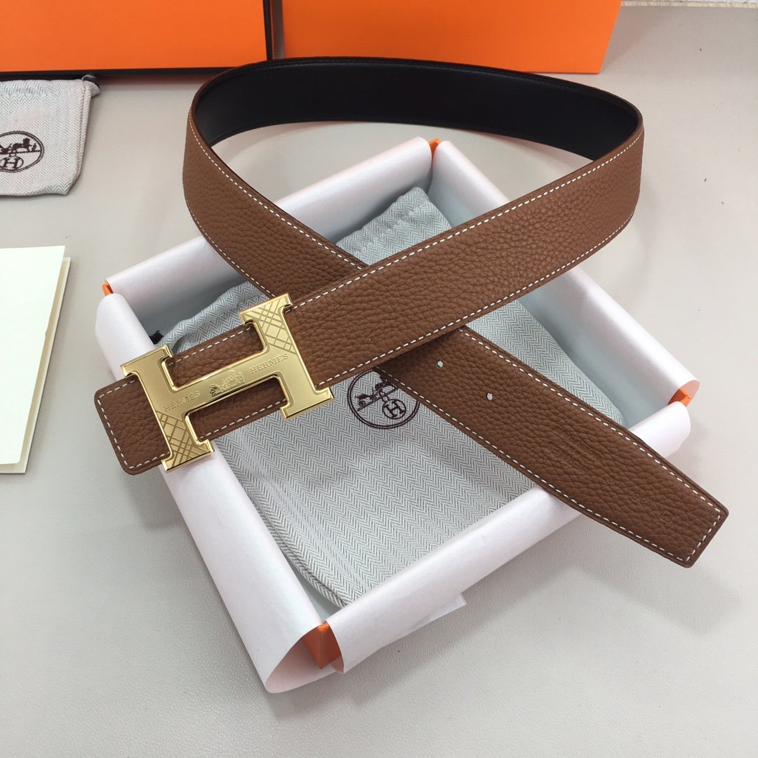 Hermès 38mm Reversible H Belt - KAIROO