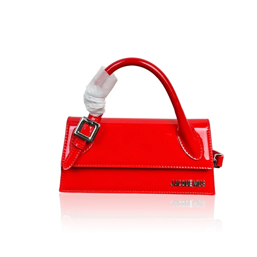 Jacquemus Le Chiquito Long Patent Leather Bag - KAIROO