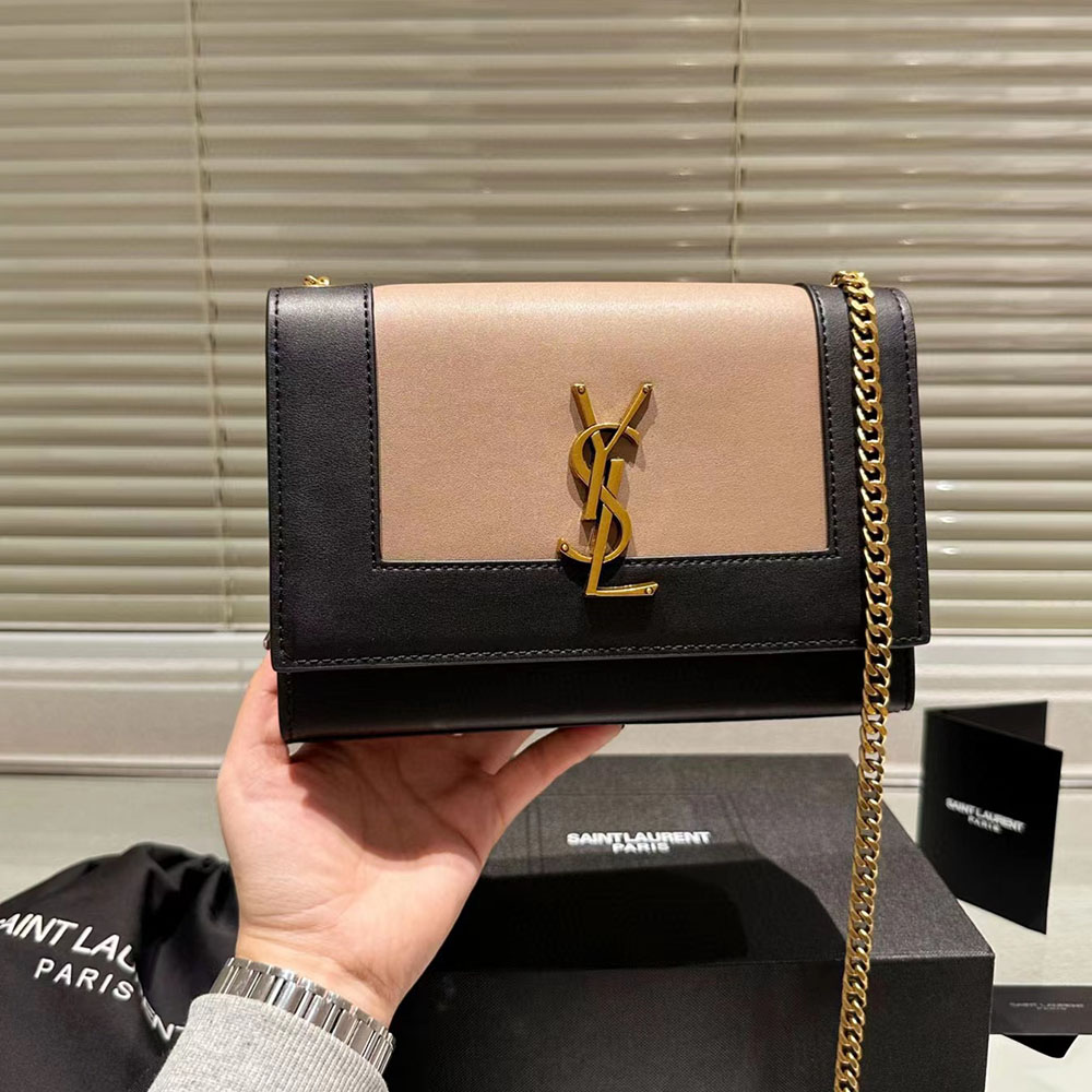 Saint Laurent YSL Kate Splicing leather Shouder Bag - KAIROO