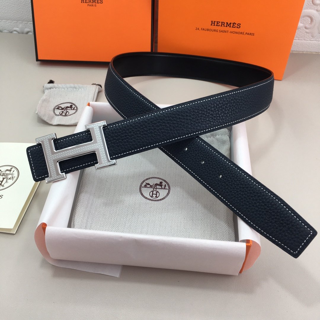 Hermès 38mm Reversible H Belt - KAIROO