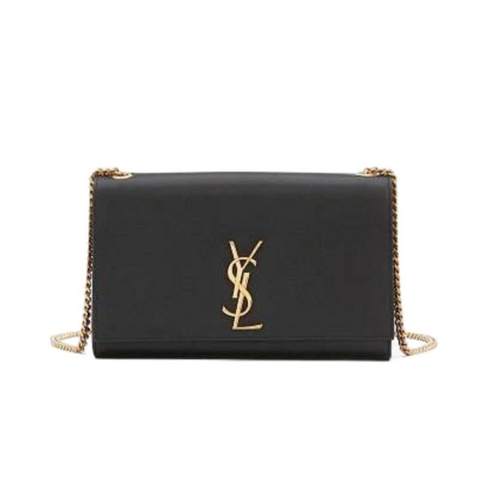 Saint Laurent Kate Medium Chain Wallet In Smooth Leather - KAIROO
