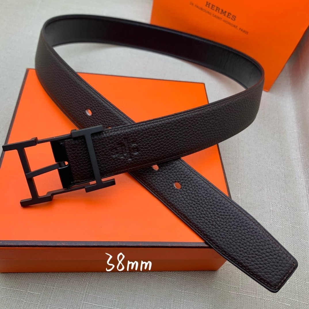 Hermès 38mm Reversible H Belt - KAIROO