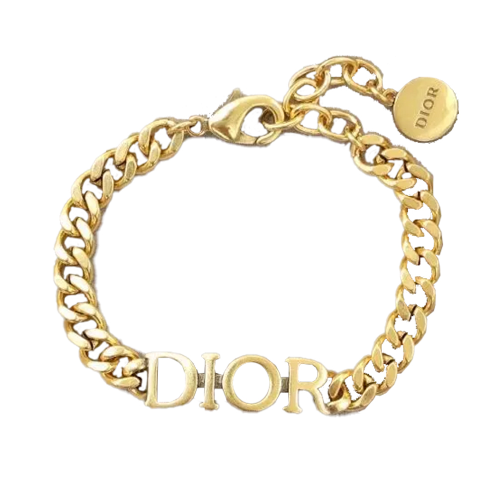 Dior Danseuse Étoile Curb Link Signature Bracelet - KAIROO