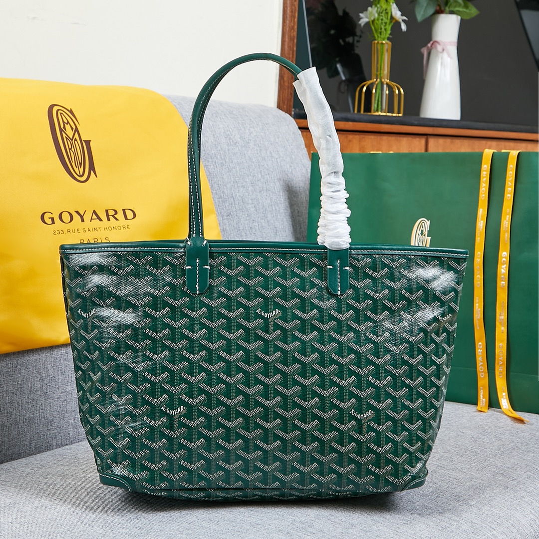 Goyard Saint Louis Tote Bag green - KAIROO
