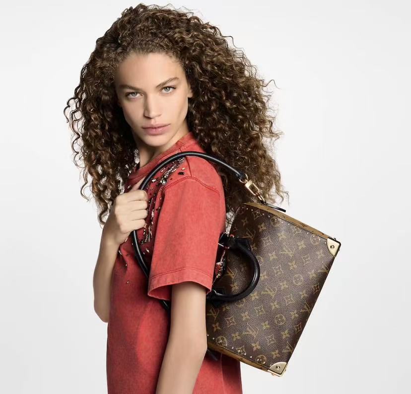 Louis Vuitton LV  Speedy 25 Vintage Black Handle 