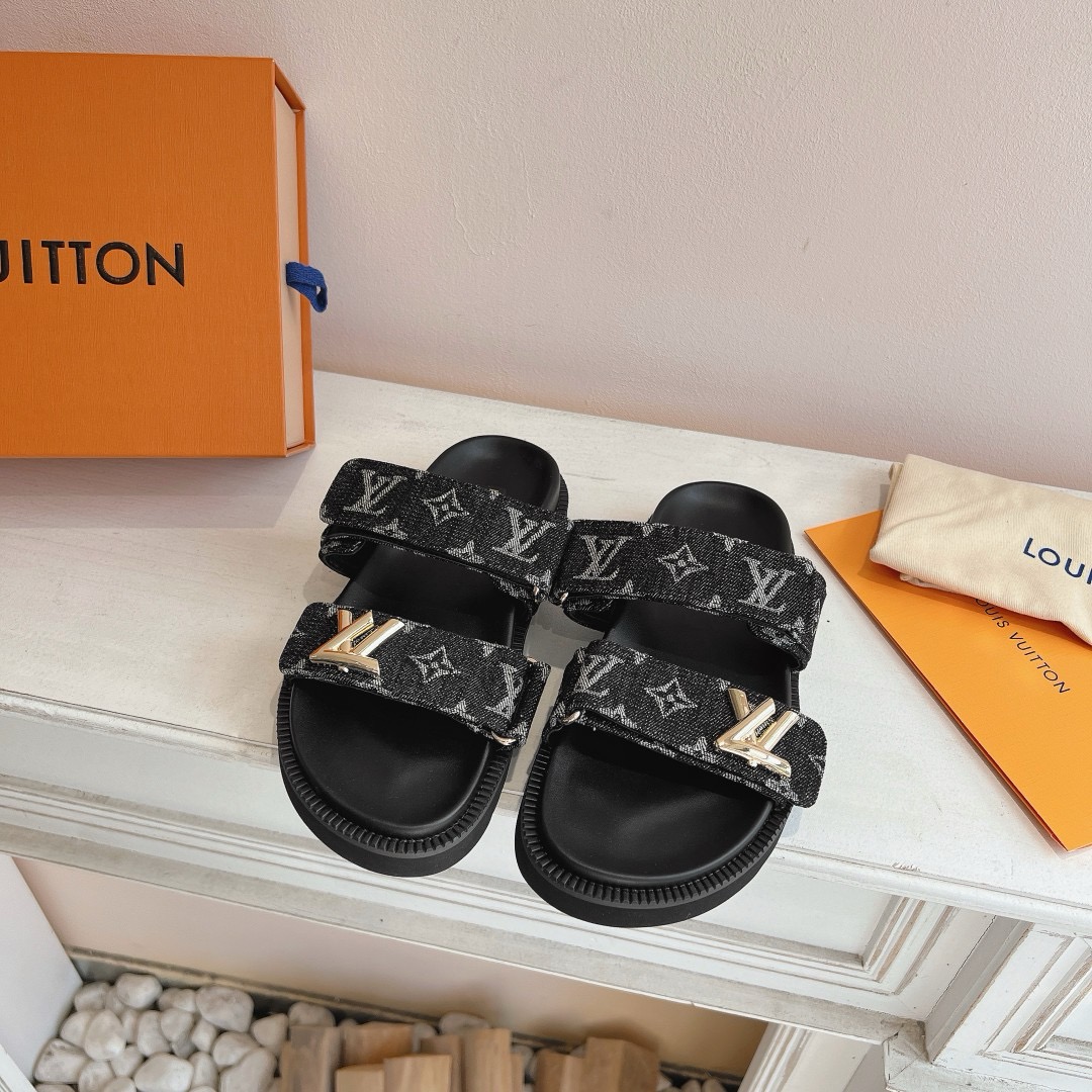 Louis Vuitton LV Sunset Flat Comfort Sandals - KAIROO