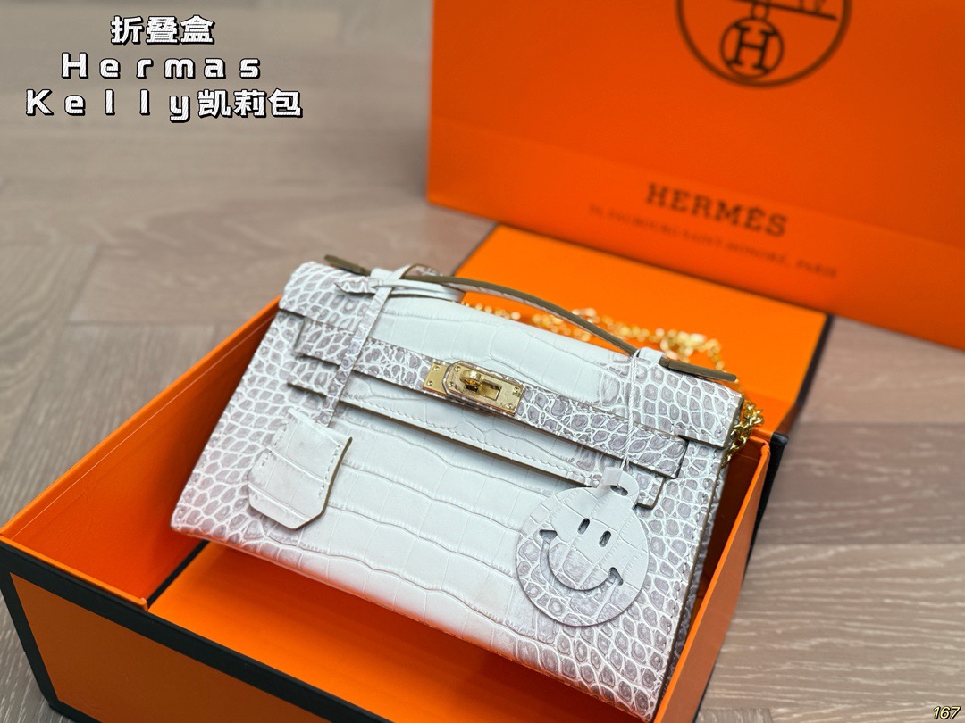 Hermès Kelly Danse Crocodile Bag - KAIROO