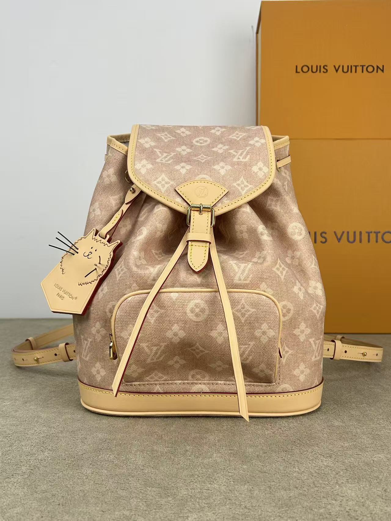 Louis Vuitton LV  Montsouris Backpack （10A Mirror Version ） - KAIROO