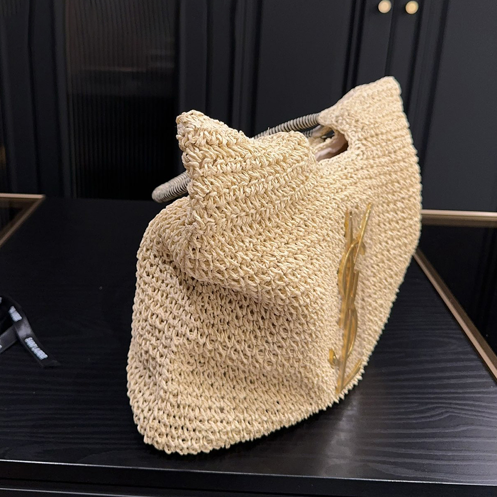 Saint Laurent Icare Raffia Tote - KAIROO
