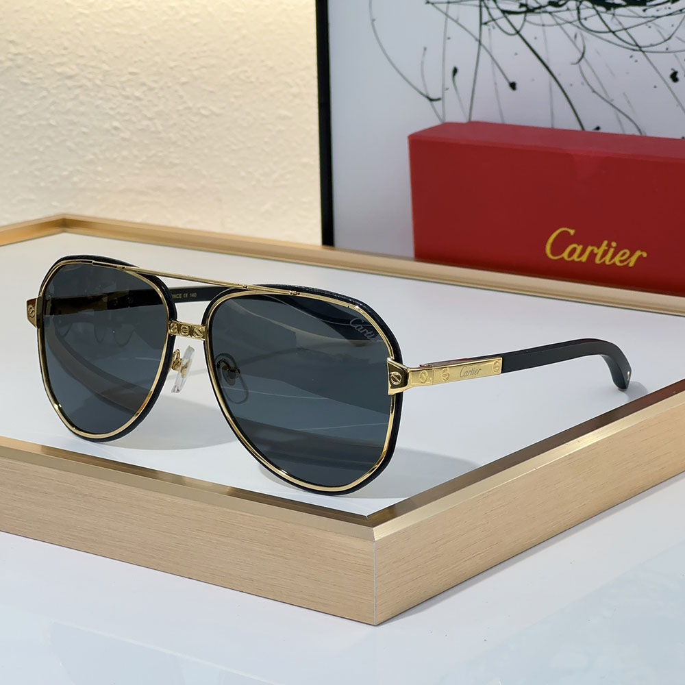 Cartier Aviator Metal Sunglasses Top quality - KAIROO