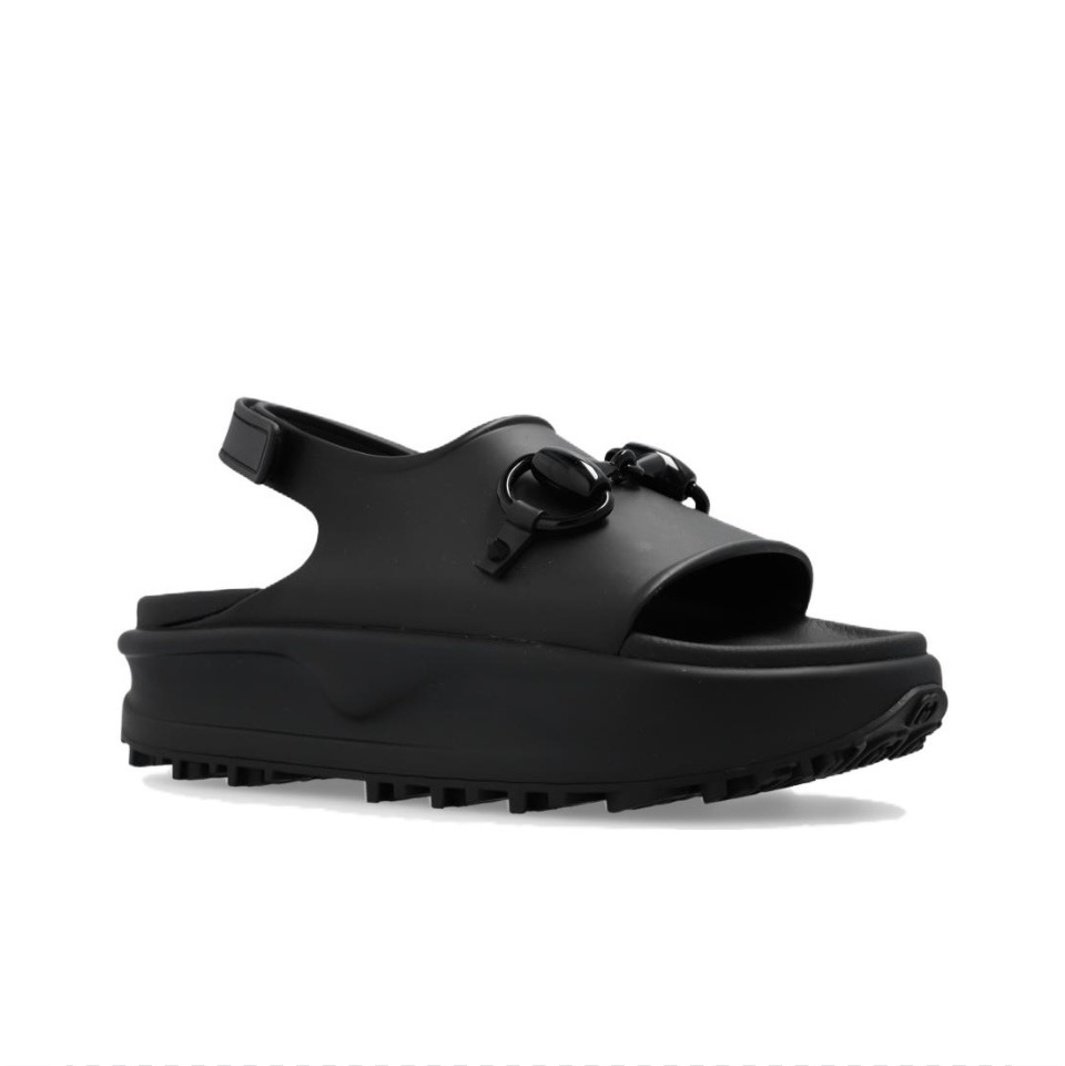Gucci Horsebit Flatform Rubber Slide Sandal - KAIROO