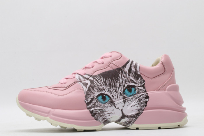 Gucci Rhyton Cartoon Print Vintage Platform Chunky Sneakers/ Cat 04 - KAIROO