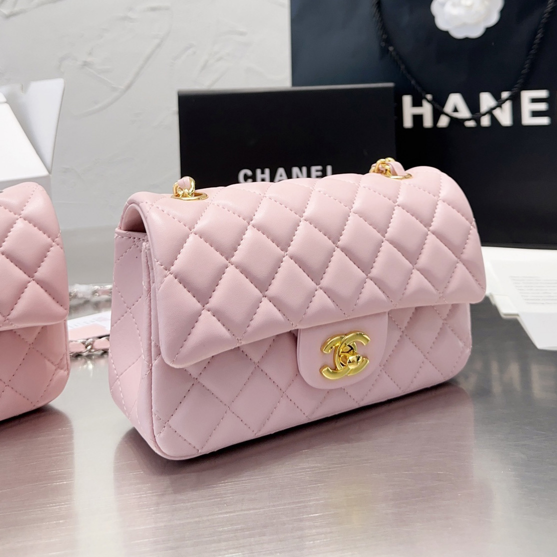 Chanel 20cm Lambskin Quilted Mini Flap Bag - KAIROO