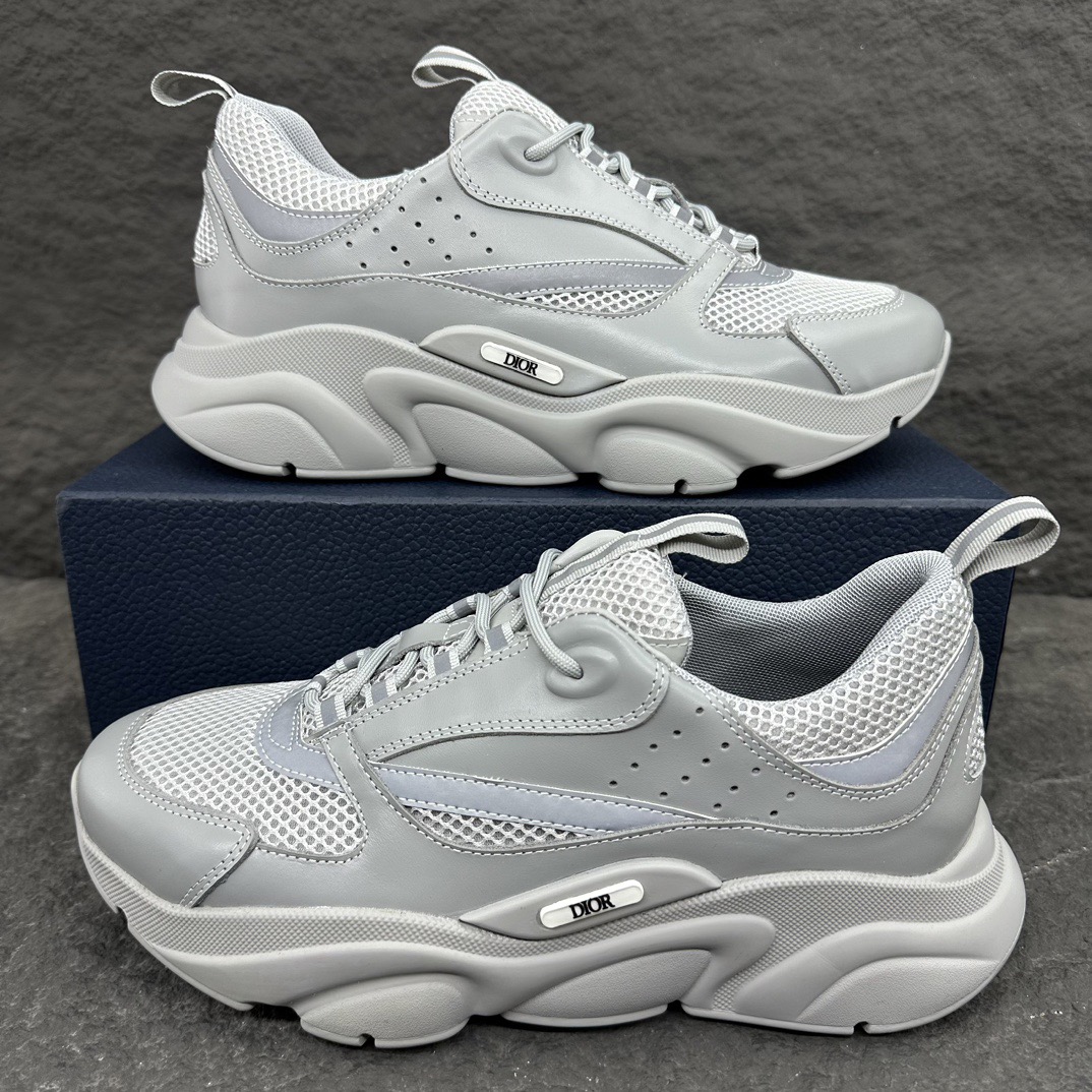Dior B22 Mesh Upper with Thick Rubber Sole Sneakers Top quality - KAIROO