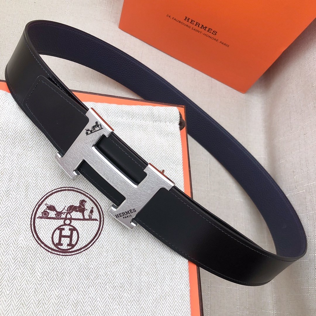 Hermès 38mm Reversible H Belt - KAIROO