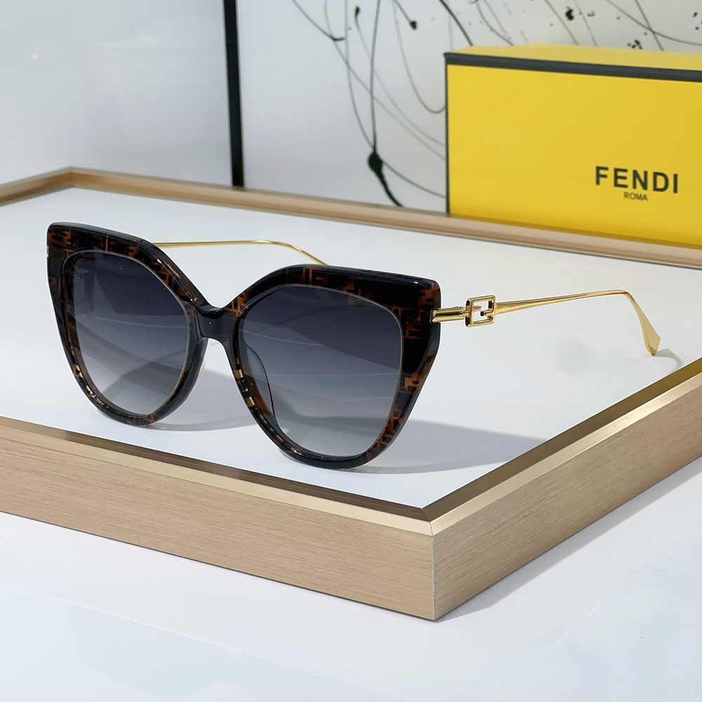 Fendi Slim Metal Mirror legs Sunglasses Top quality - KAIROO