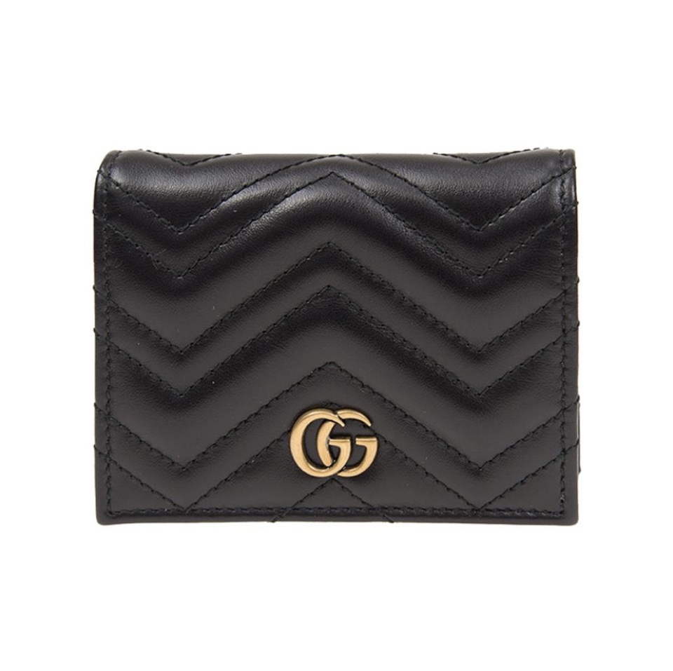 GUCCI GG Matelassé Chevron Leather Wallet - KAIROO