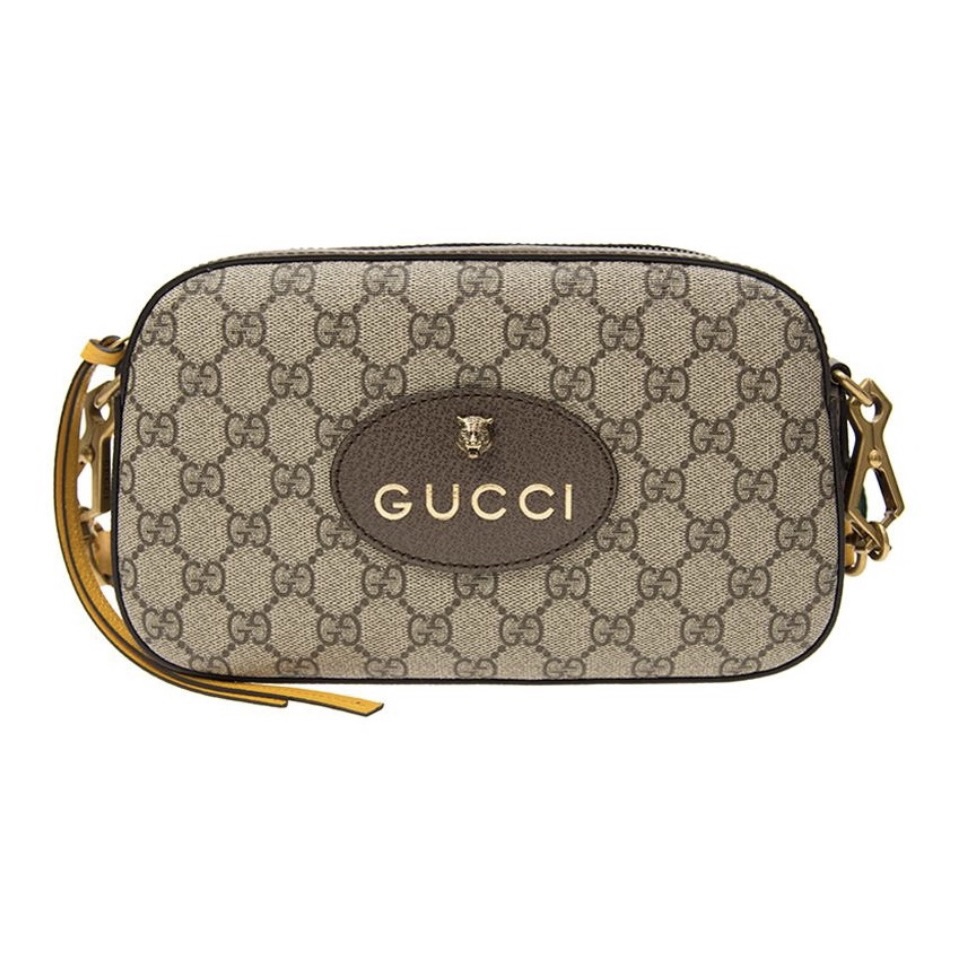 GUCCI Neo Vintage Messenger Bag Tiger Head Crossbody Bag - KAIROO