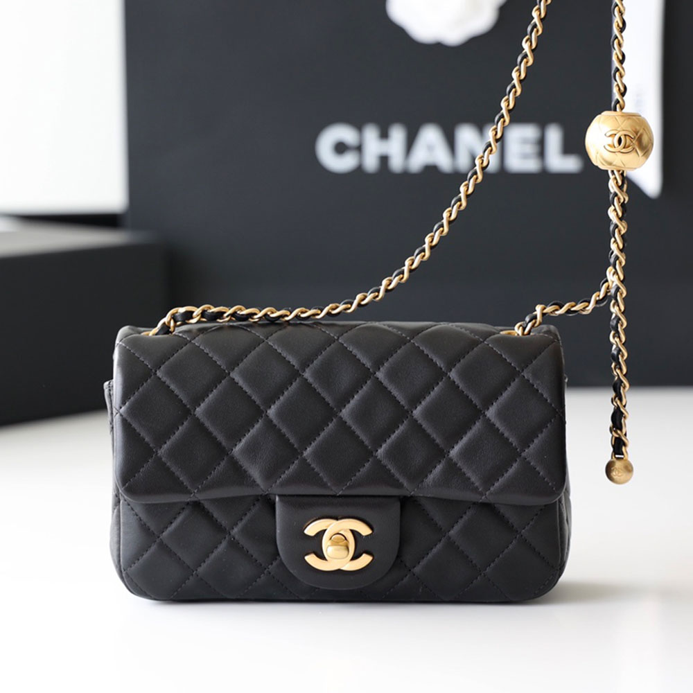 Chanel Classic Collection Gold Ball Adjustable Mini Bag 20CM ( 10A Mirror Version ) - KAIROO