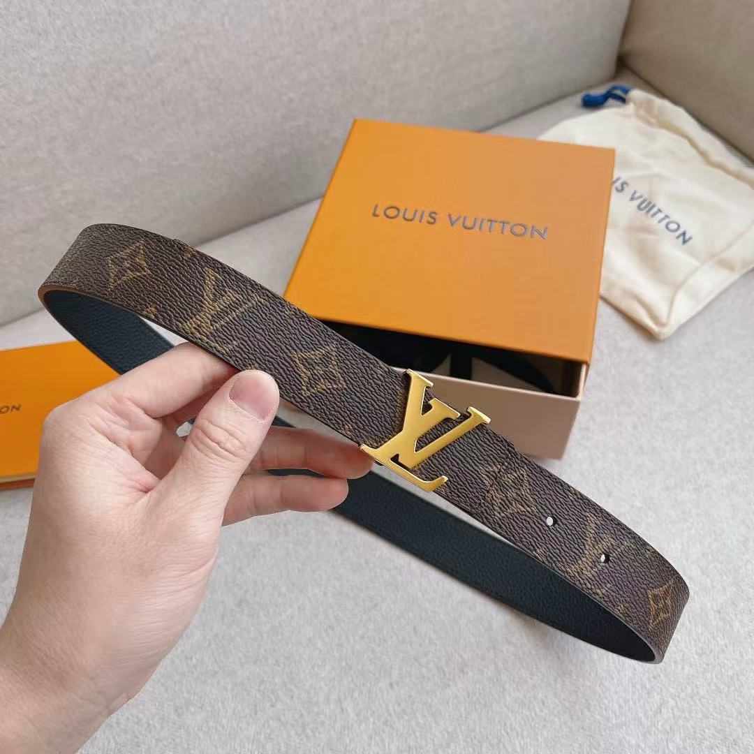 Louis Vuitton LV Initiales 30mm Reversible Belt - KAIROO