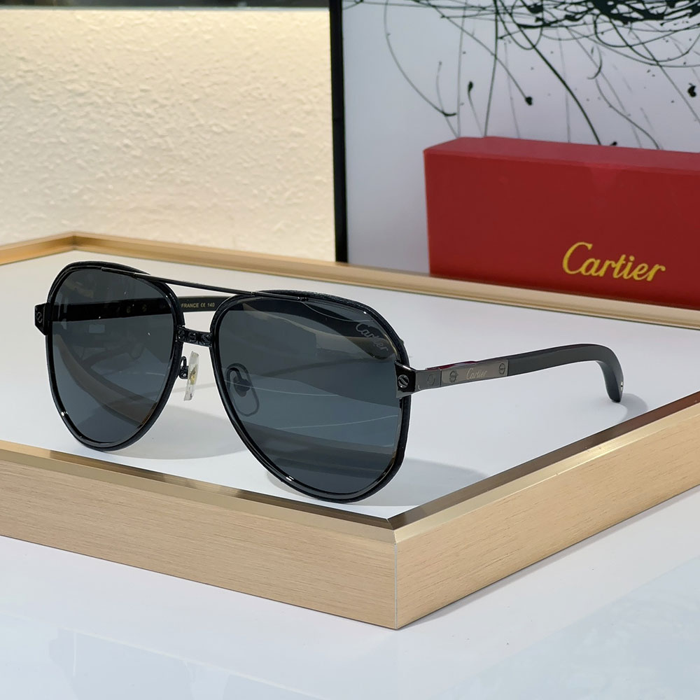 Cartier Aviator Metal Sunglasses Top quality - KAIROO