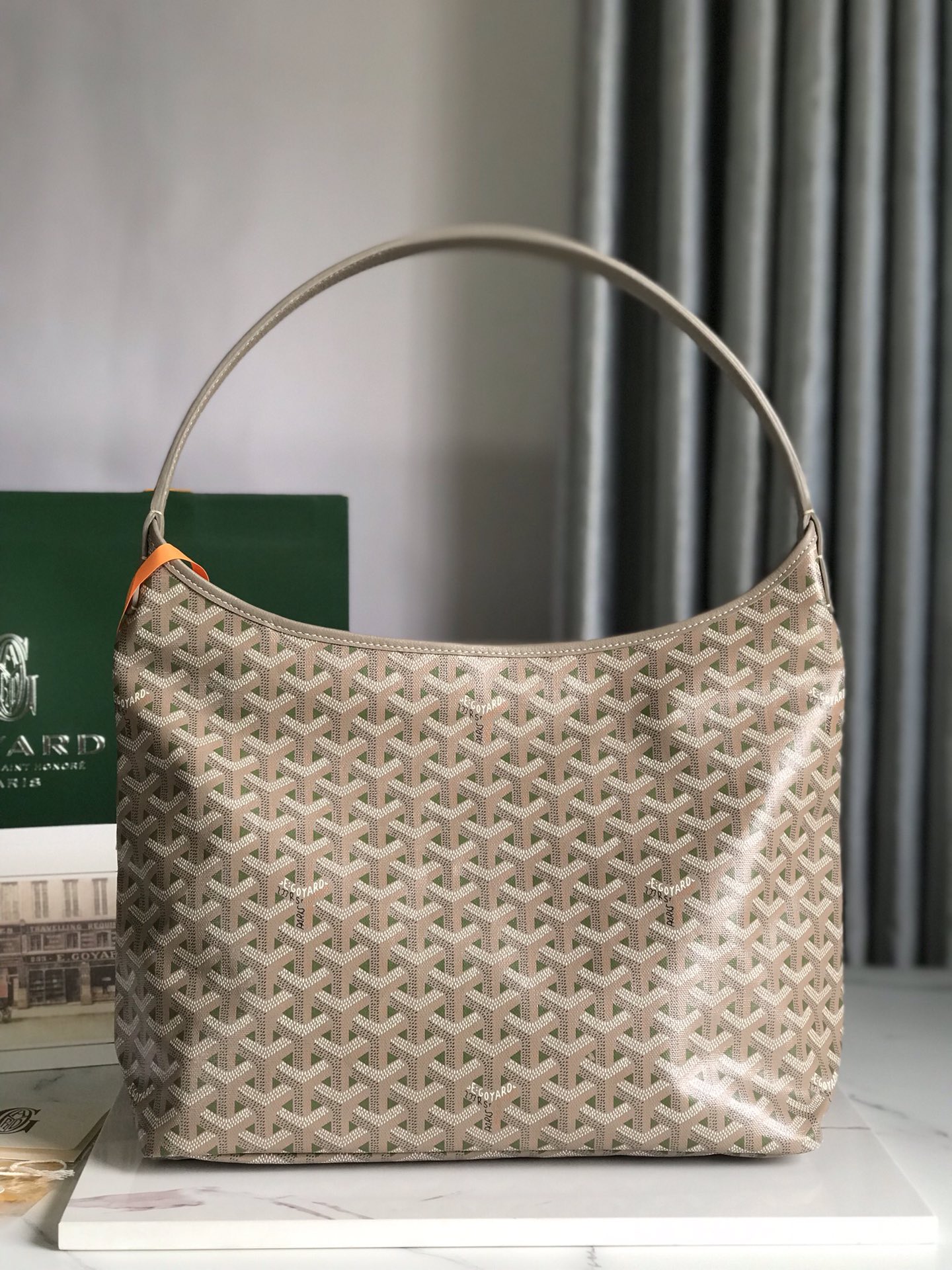 Goyard Hobo Bag brown-green - KAIROO