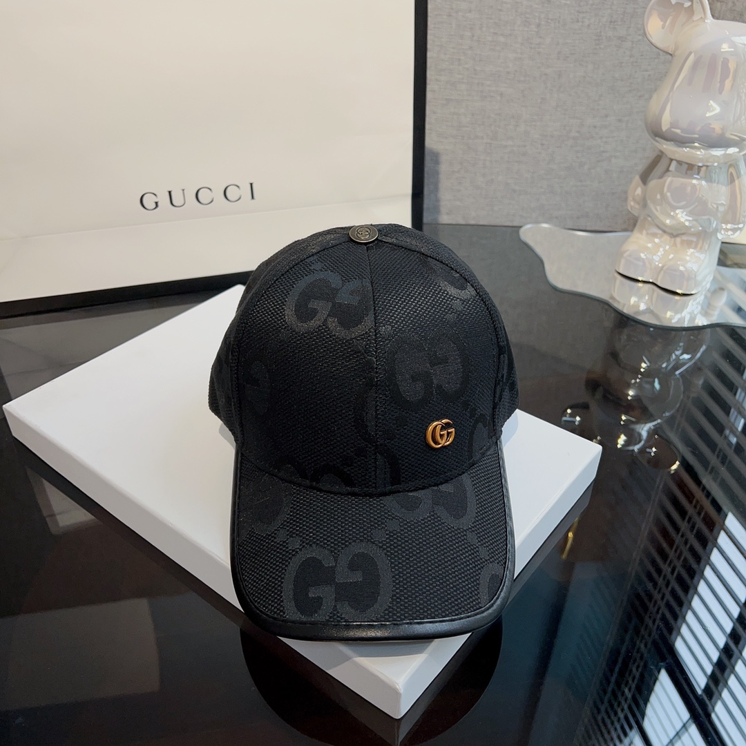 Gucci Jumbo GG Canvas Baseball Cap - KAIROO