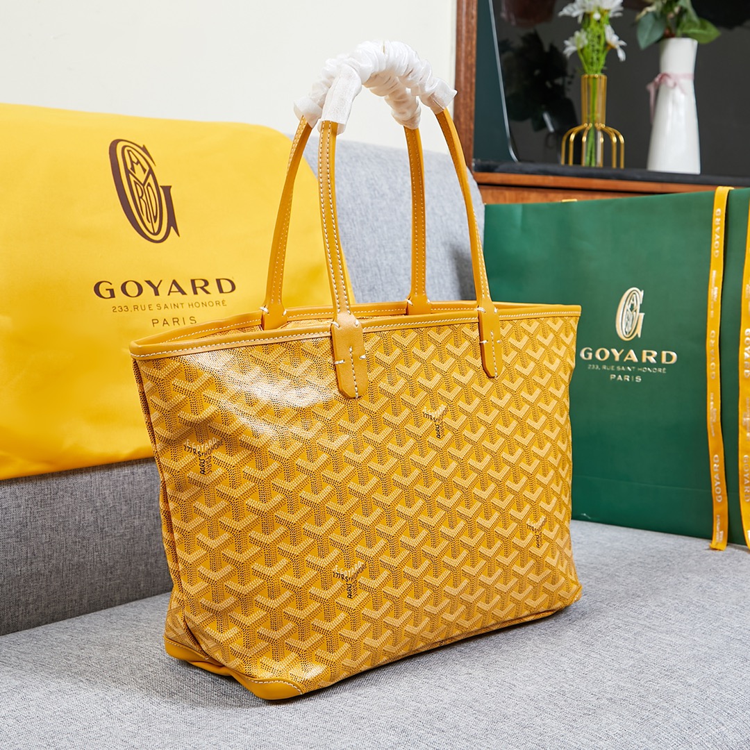 Goyard Saint Louis Tote Bag yellow - KAIROO